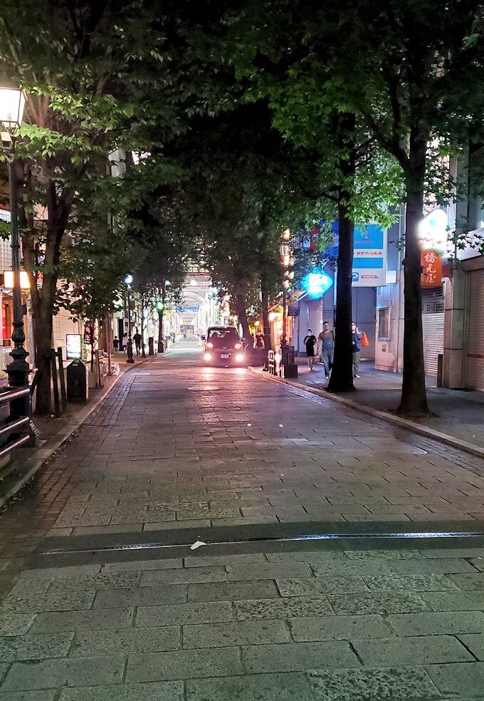 夜の熊本市内繁華街を歩く-1