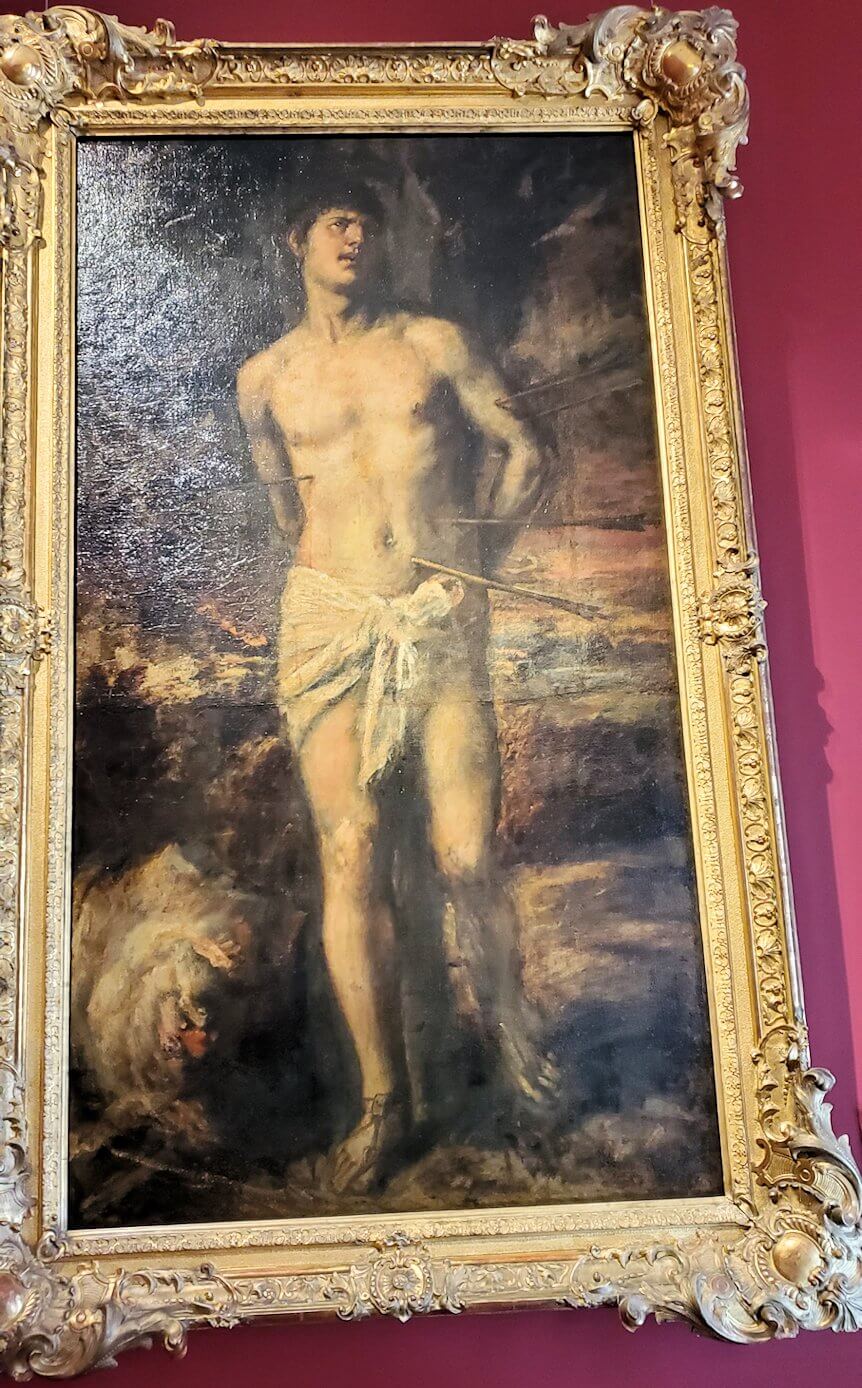『聖セバスティアヌス』 by ティツィアーノ・ヴェチェッリオの絵画