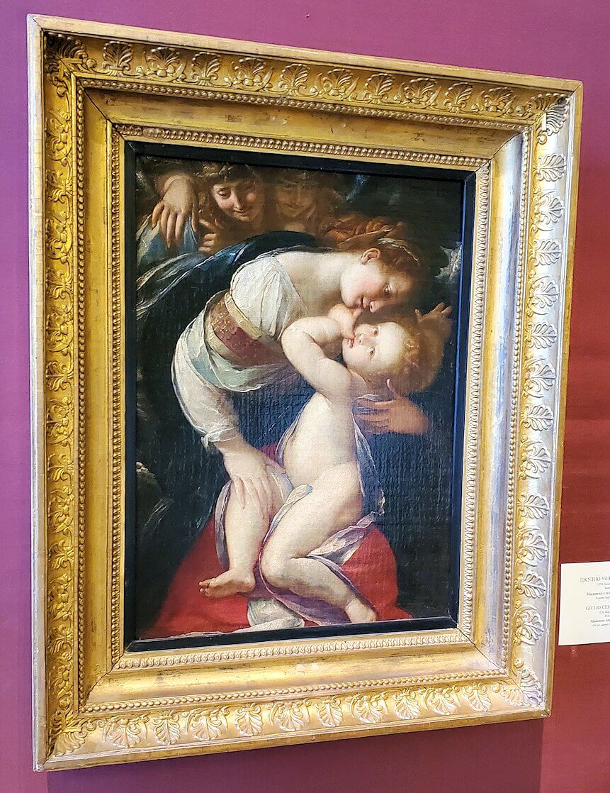 『天使と聖母子』 (Virgin and Child with angels) by ジュリオ・チェーザレ・プロカッチーニ(Giulio Cesare Procaccini)