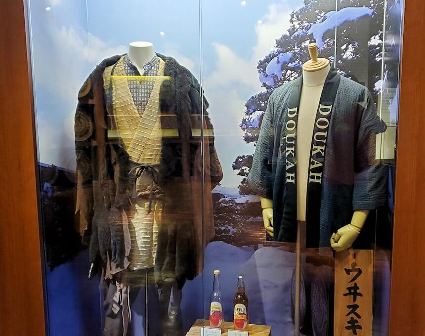 余市ウイスキー博物館に展示されている、「マッサン」で使われた衣装1