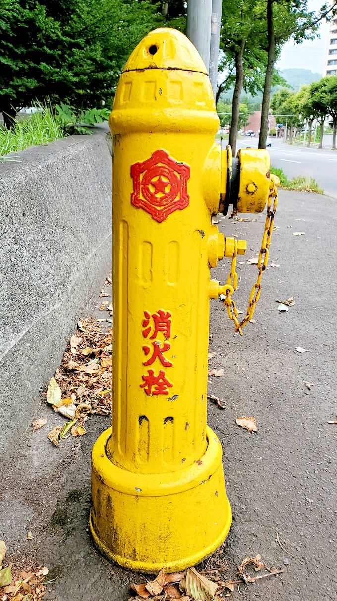 北海道の黄色い消火栓