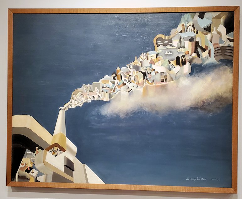 煙-高井 貞二　絵画- 和歌山県立近代美術館で展示