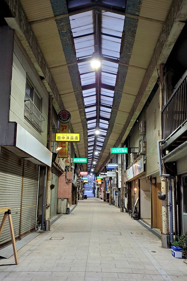尾道　アーケード　商店街