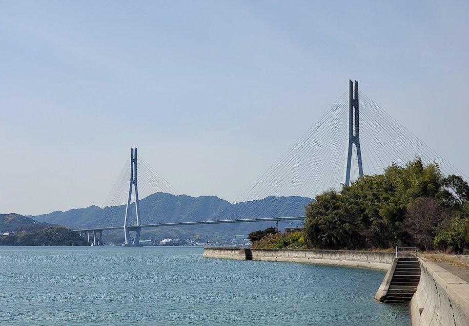 瀬戸内海　生口島　しまなみ海道サイクリング　多々羅大橋