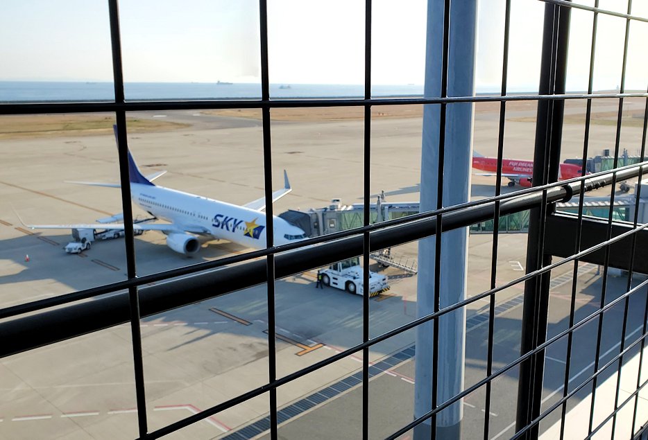 神戸空港　展望台　景色