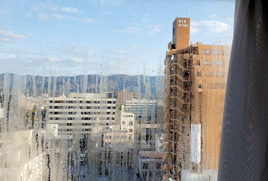 オリエントホテル高知　高層階　眺め　窓