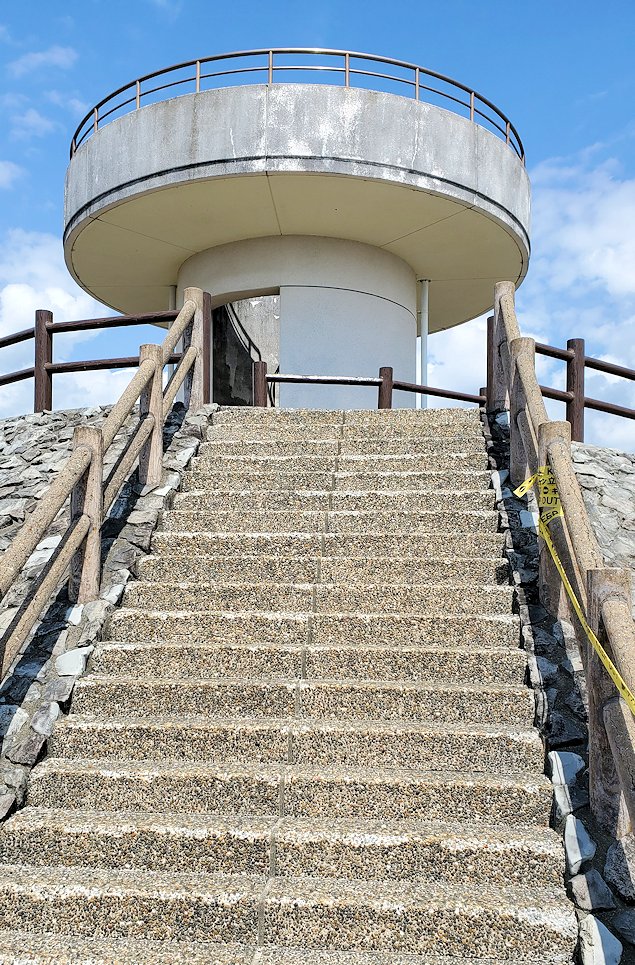 足摺岬　ジョン万次郎資料館　展望台　階段