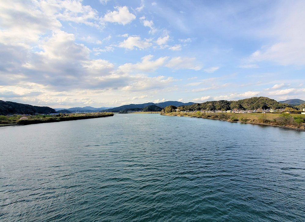 高知県　四万十川　四万十大橋から眺める四万十川の景色2