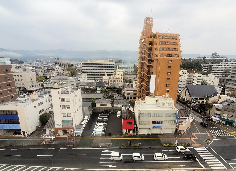 高知市内　オリエントホテル高知　窓からの景色