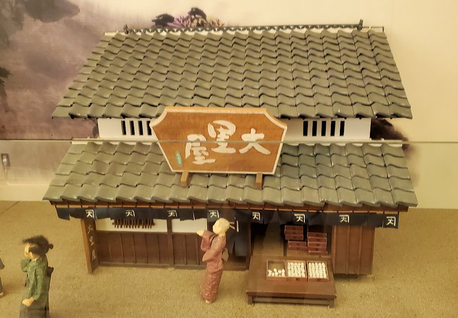高知市内　龍馬の生まれたまち記念館　館内　町屋模型2