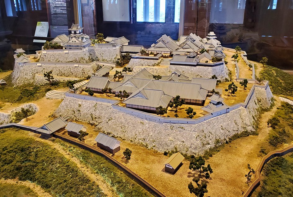 高知城　天守閣　2層目　城の模型