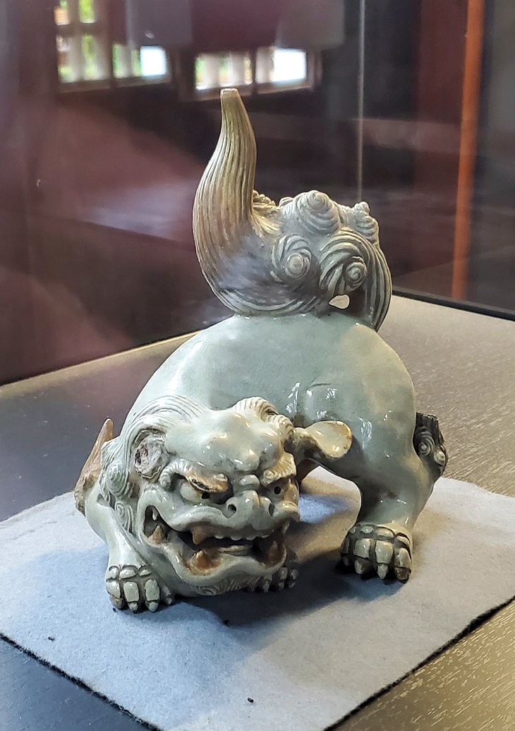 高知城　廊下門　土佐藩の陶芸　獅子