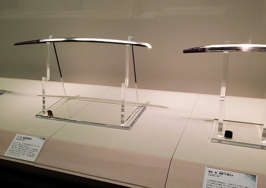 高知城歴史博物館　刀展示