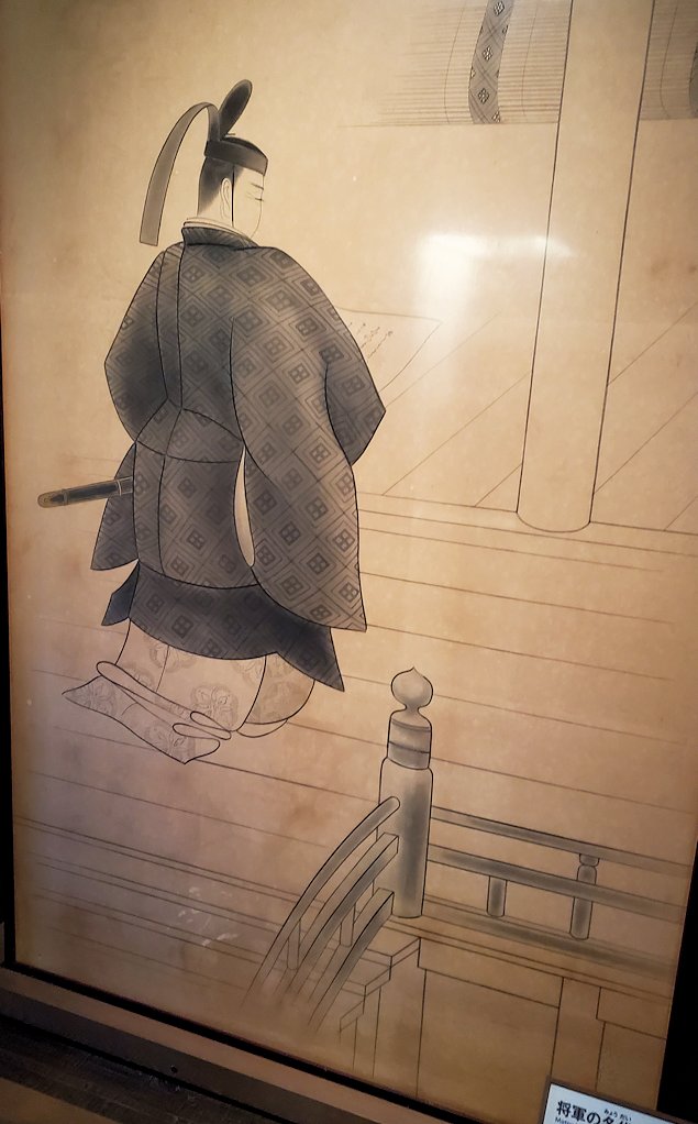 島根県松江市　松江城天守内　2階に描かれた松平家の絵3