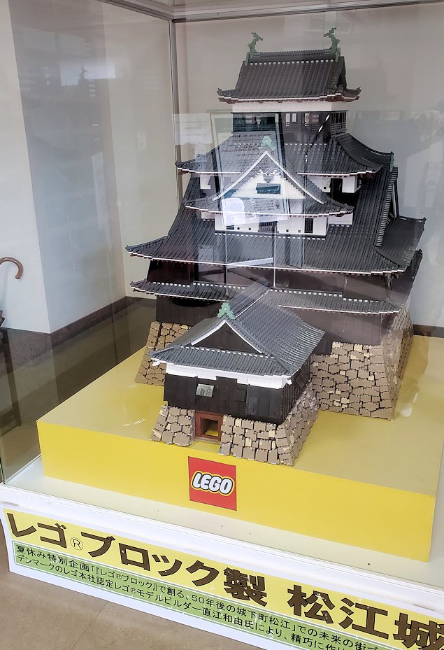 島根県松江市　松江歴史館 　松江城の模型1