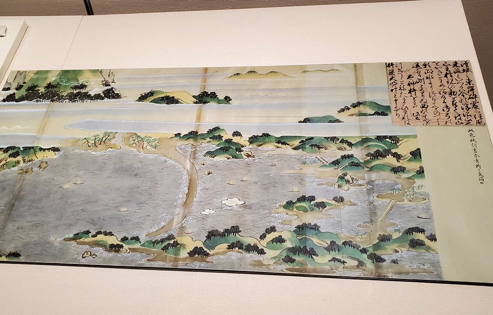 島根県松江市　松江歴史館 　600年前の中海　絵図