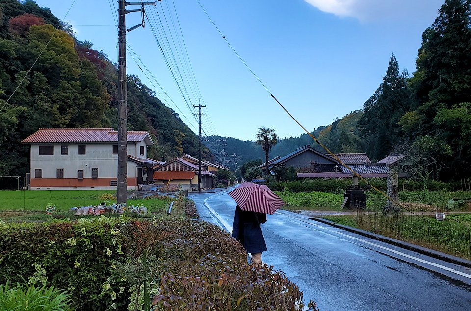 島根県太田市　大森町　雨が止む