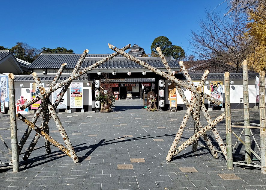 熊本県　熊本城　桜の馬場 城彩苑　入口