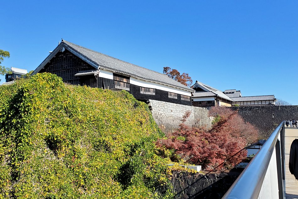 熊本県　熊本城本丸熊本県　熊本城　本丸見学通路から見える数寄屋丸五階櫓