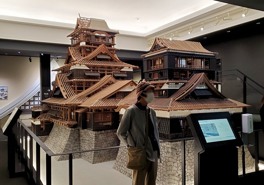 熊本城　大天守内　城の模型