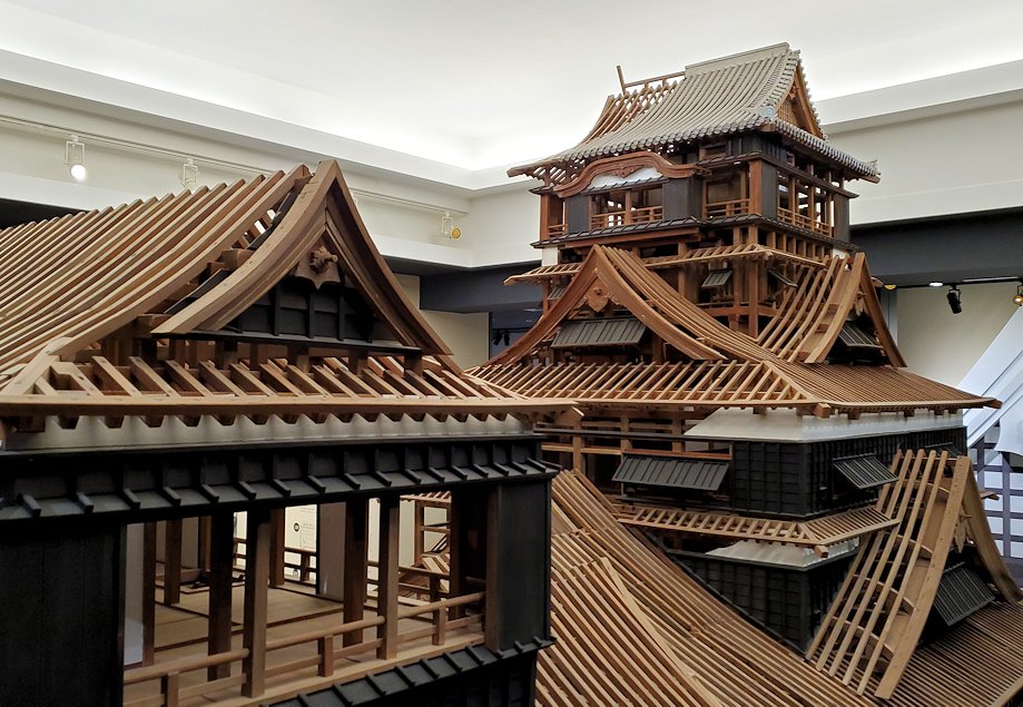 熊本城　大天守内　城の模型2