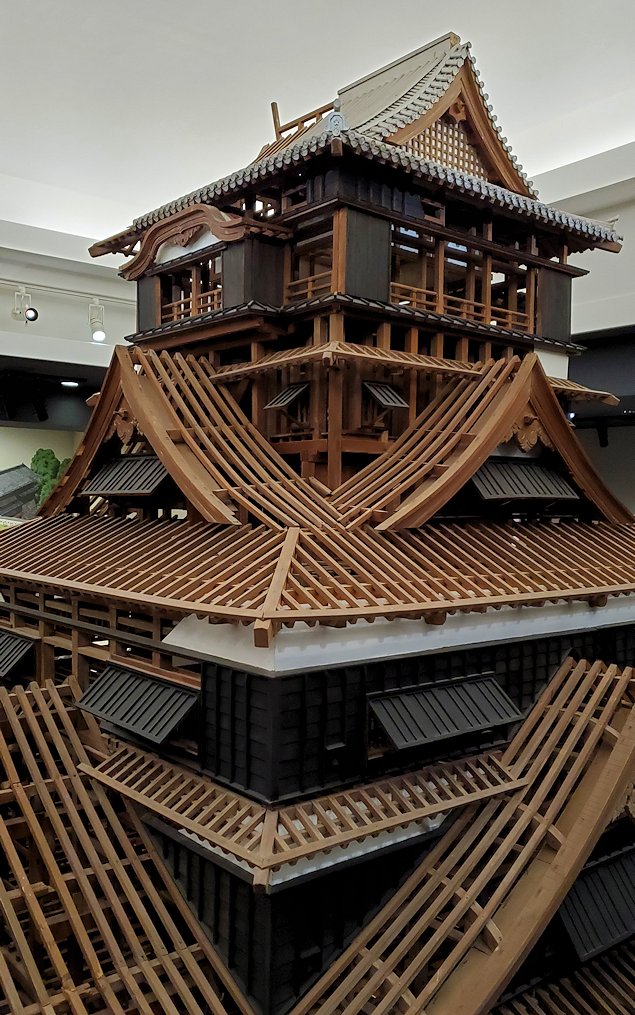 熊本城　大天守内　城の模型2