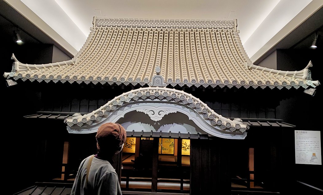 熊本城　大天守内　天守最上階御殿の模型