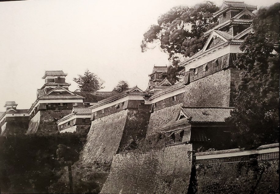 熊本城　大天守内　昔の城の古写真2