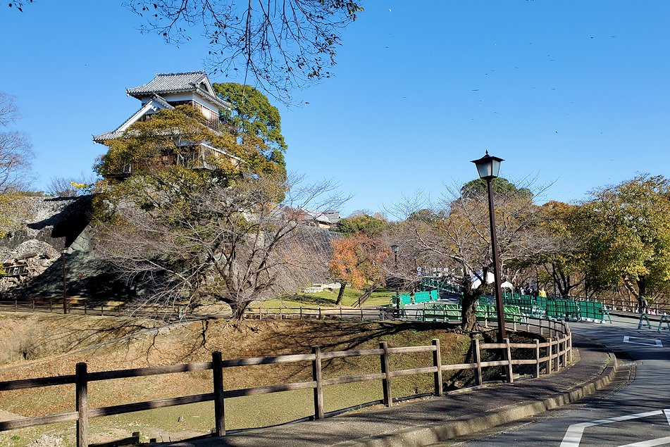 熊本城　敷地内の景色