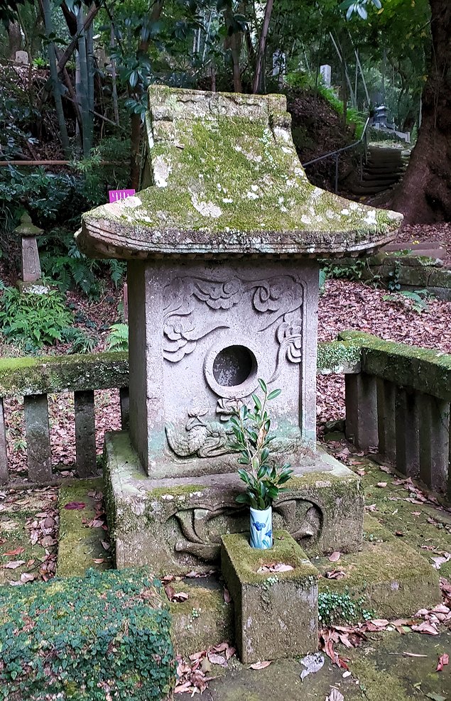 南さつま市　竹田神社　島津尚久の墓