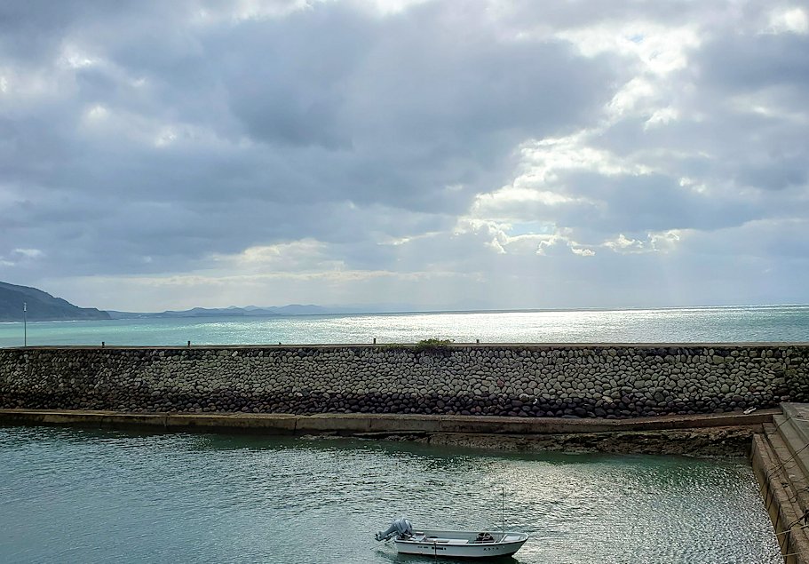 鹿児島県いちき串木野市　薩摩藩英国留学生記念館　目の前の海