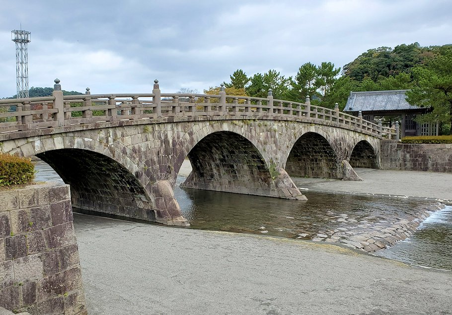 鹿児島市　石橋記念公園　西田橋の景色