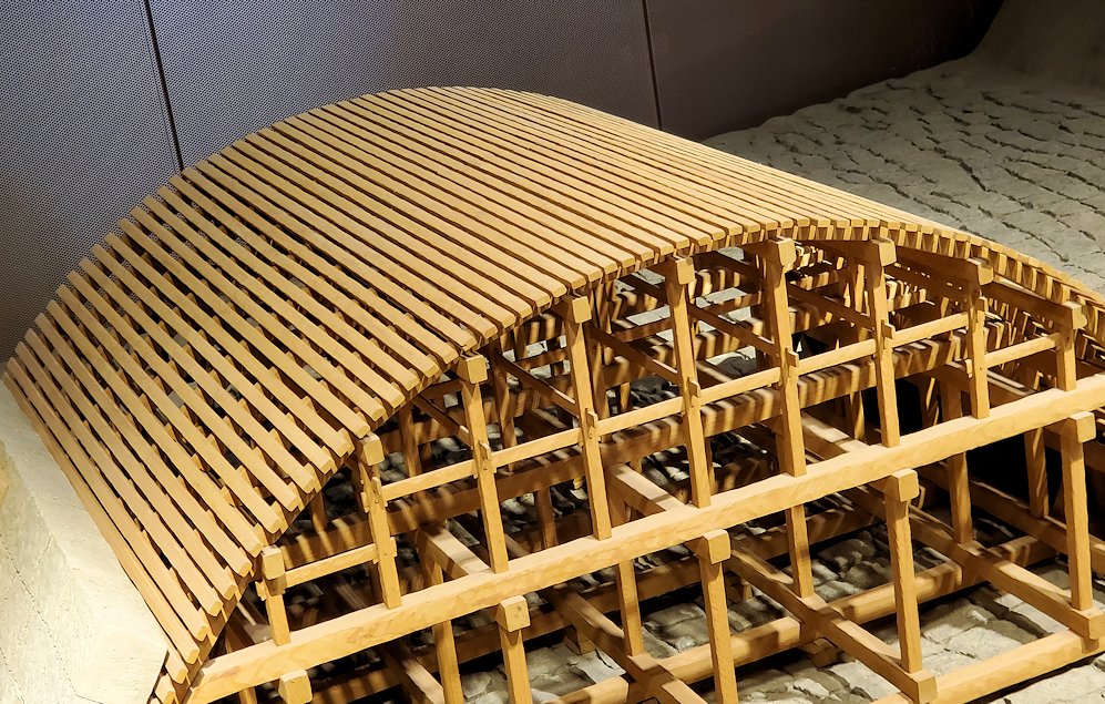 鹿児島市　石橋記念公園　資料館内の展示室　石橋建造時の模型3