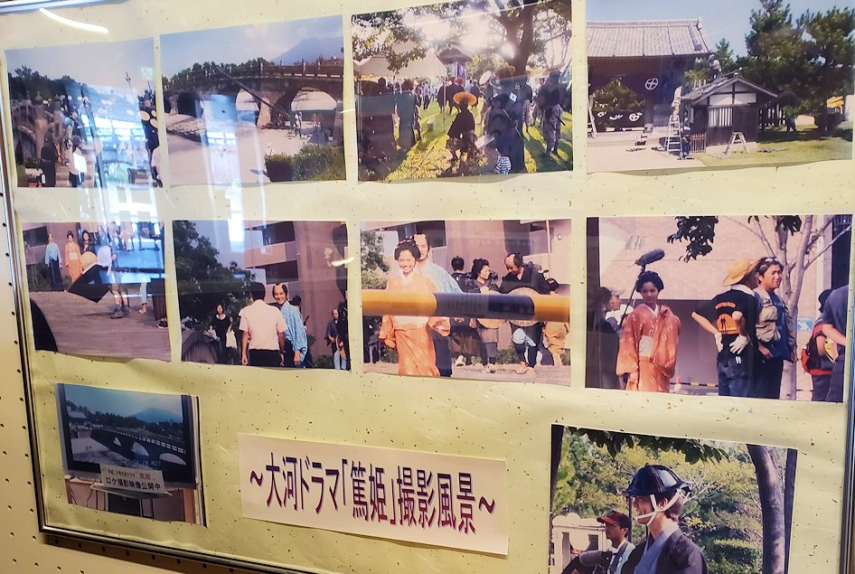 鹿児島市　石橋記念公園　資料館　大河ドラマ『篤姫』撮影時の写真
