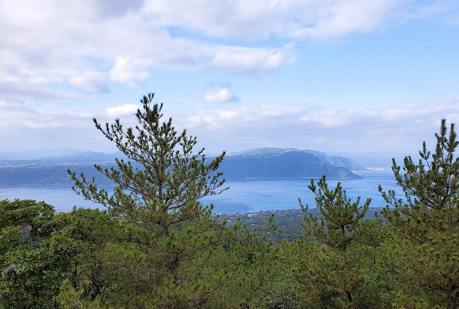 桜島 湯之平展望台　北側の景色