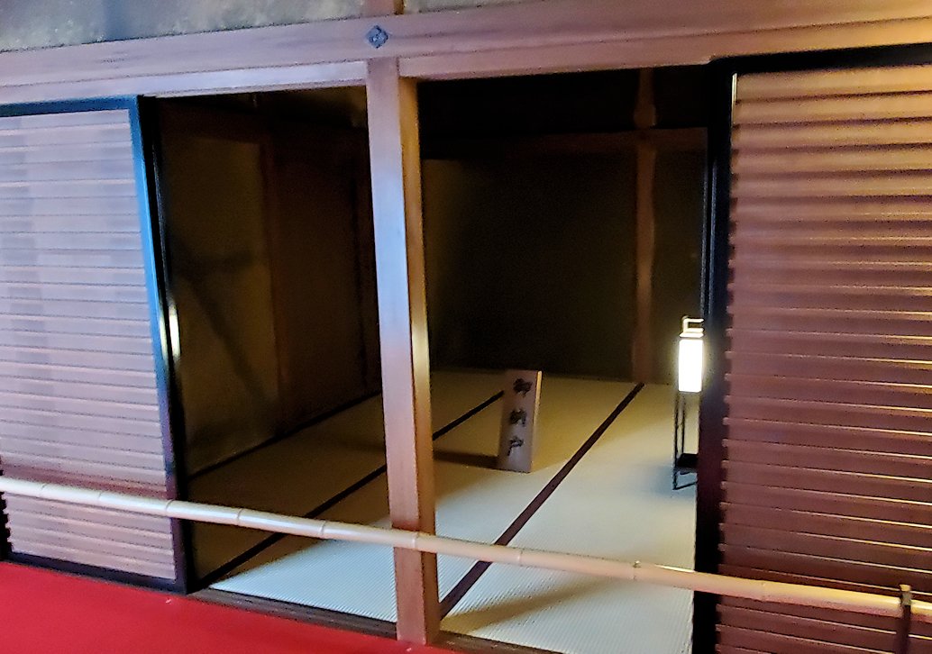 彦根城博物館 　奥の木造棟　内観