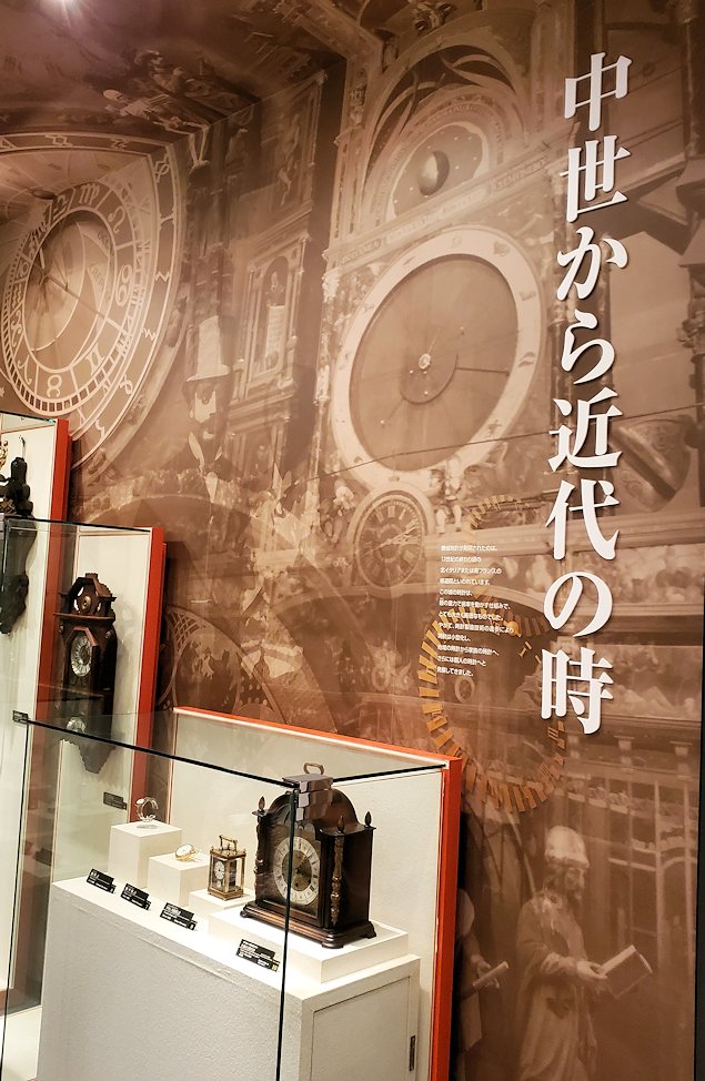 松本市　松本市時計博物館　パネル　近代