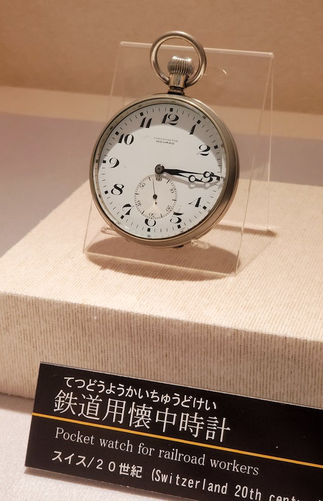 松本市　松本市時計博物館　鉄道用時計