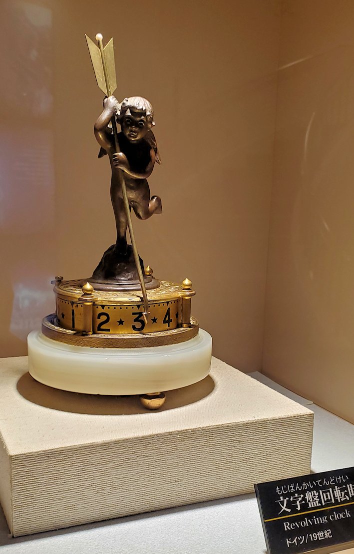 松本市　松本市時計博物館　文字盤開店時計