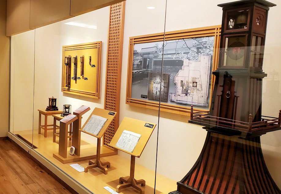松本市　松本市時計博物館　江戸時代に使われていた和時計の展示
