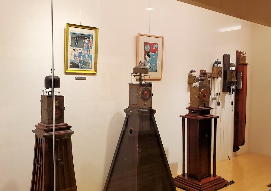 松本市　松本市時計博物館　江戸時代に使われていた和時計の展示2