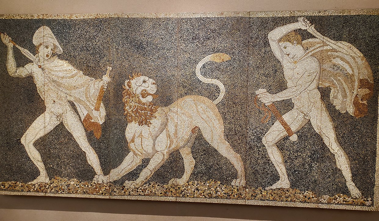 大塚国際美術館　OtsukaArtMuseum 『獅子狩り(Stag Hunt Mosaic)』