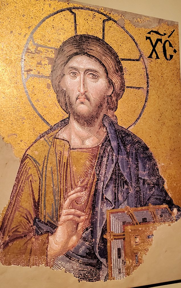大塚国際美術館　OtsukaArtMuseum　『キリスト/デイシス(The Christ Pantocrator of the Deesis mosaic)』
