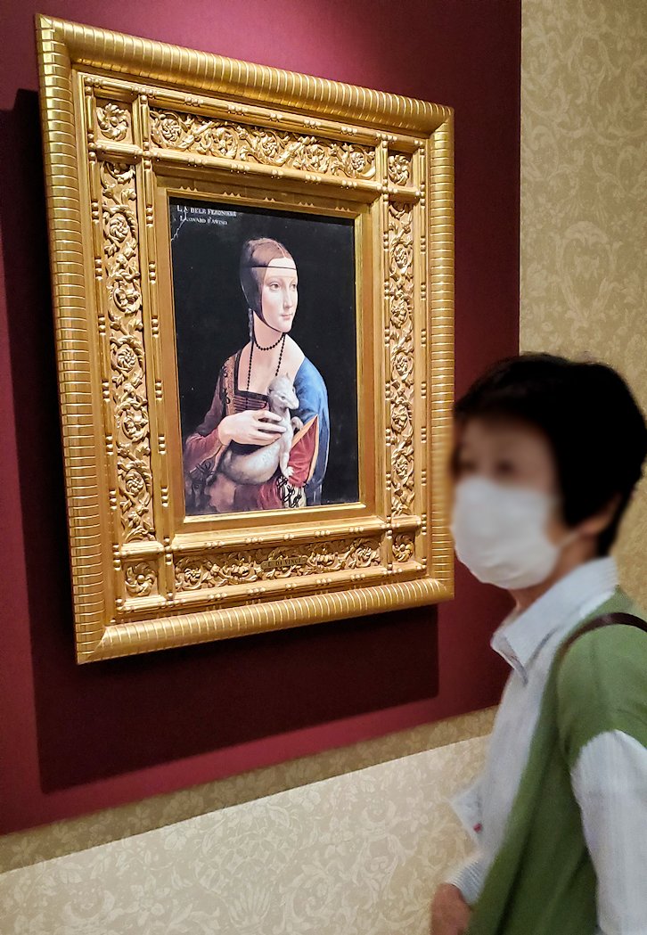 大塚国際美術館　OtsukaArtMuseum　『白貂を抱く貴婦人(Lady with an Ermine)』 とオカン