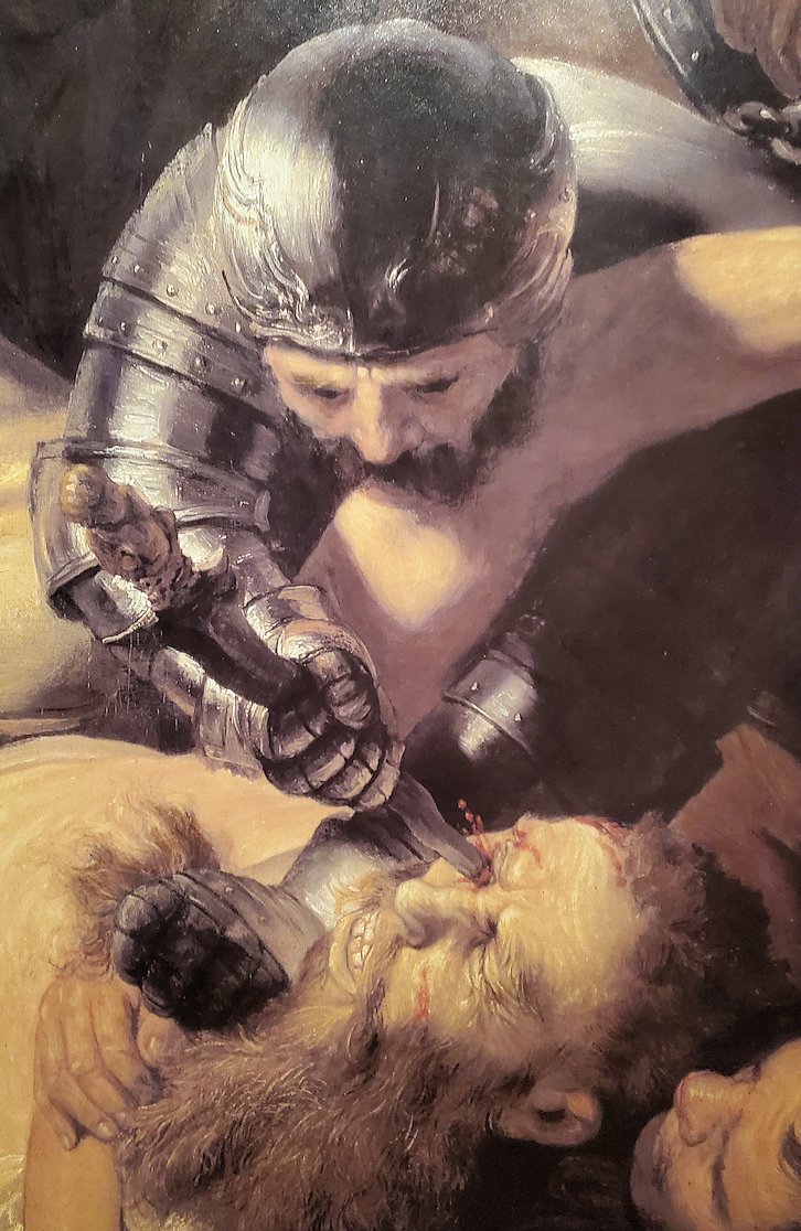 大塚国際美術館　OtsukaArtMuseum　『目をつぶされるサムソン(The Blinding of Samson)』 目を潰されるシーン