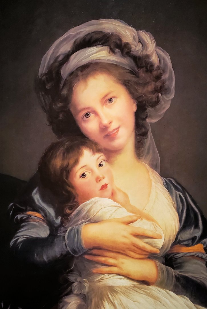 大塚国際美術館　OtsukaArtMuseum　『画家と娘(Self-Portrait in a Turban with Her Child)』
