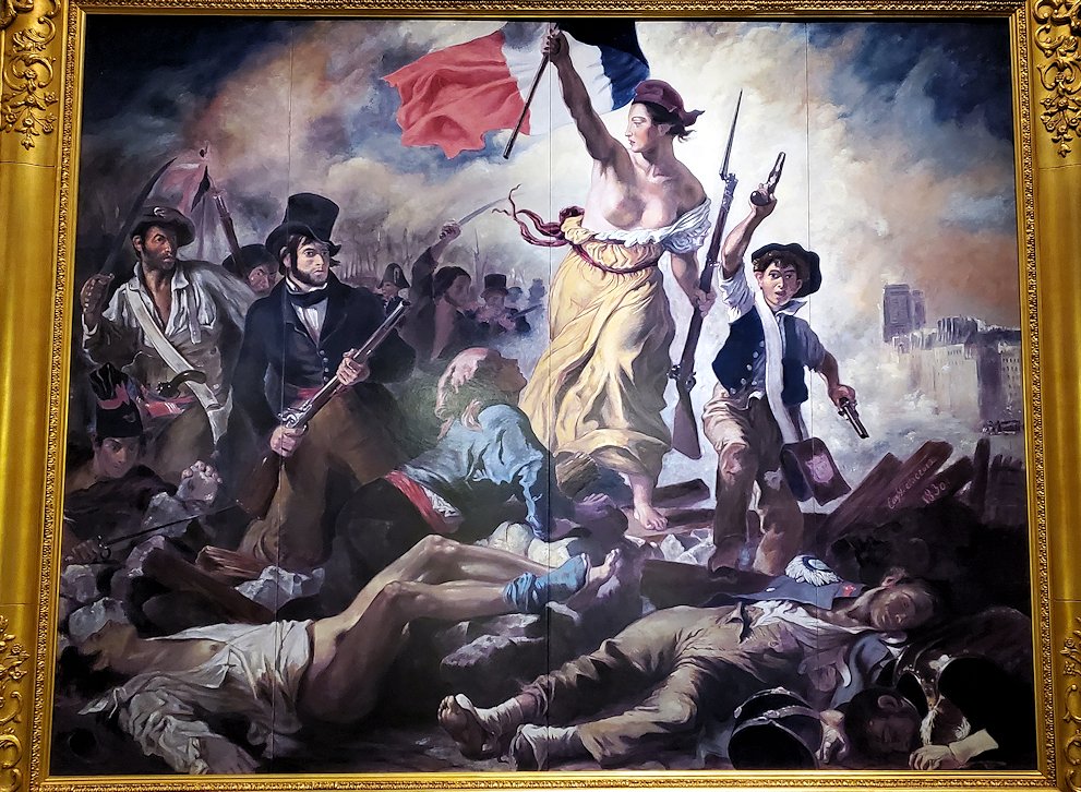 大塚国際美術館　OtsukaArtMuseum　『民衆を導く自由の女神(La Liberté guidant le peuple)』2