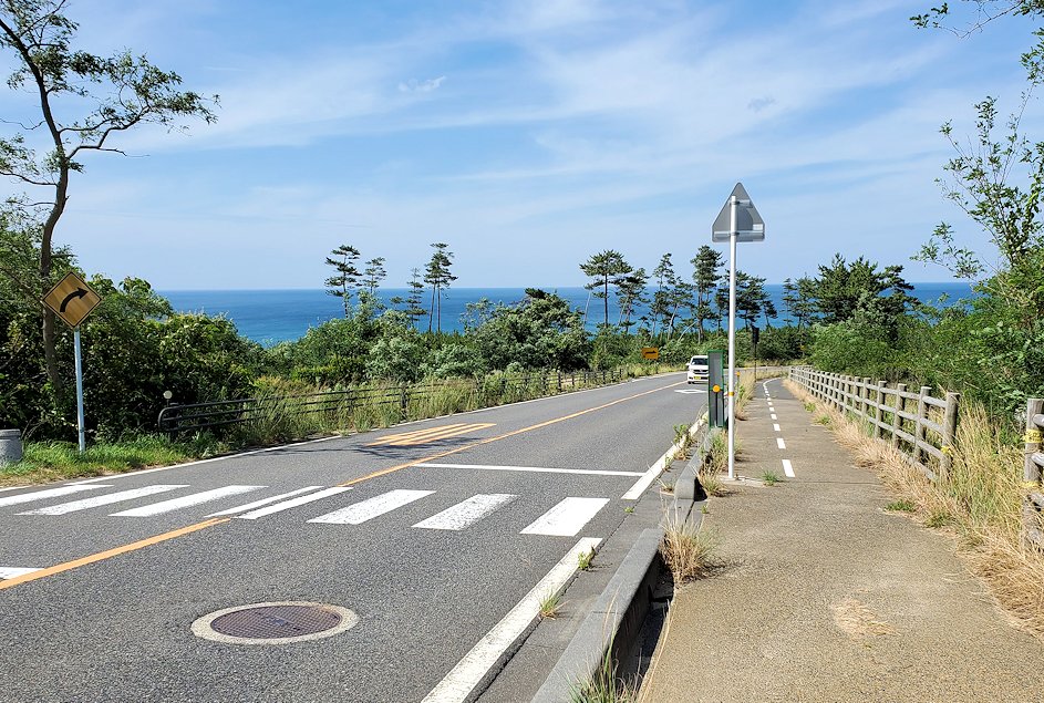 鳥取砂丘の「砂丘道路」