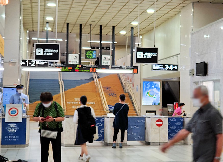 JR鳥取駅の改札