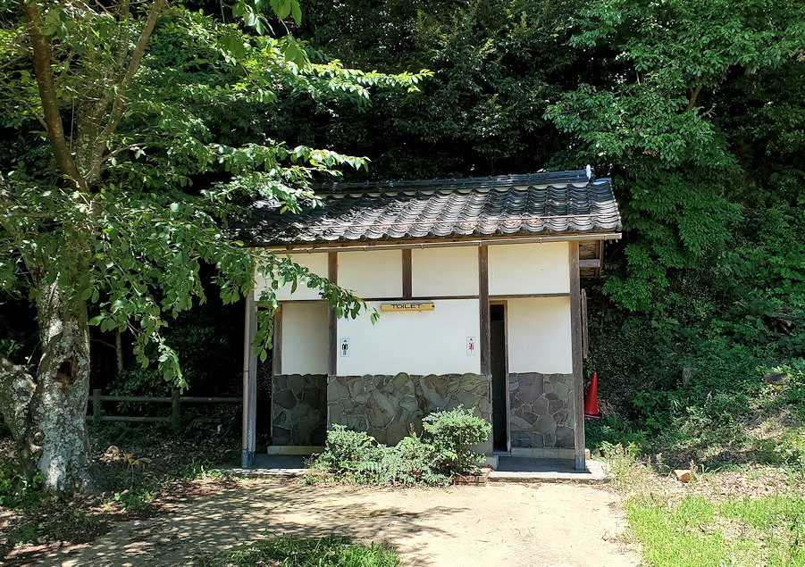 鳥取城　二ノ丸にあったトイレ